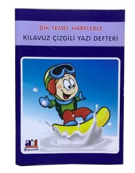 A1 Yayıncılık Dik Temel Harflerle Kılavuz Çizgili Yazı Defteri - 1