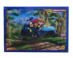 Adeland Çerçeveli Puzzle 33-48 Parça , Araba Gezintisi - ADEL