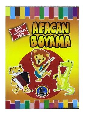 Afacan Boyama 2 - Örnekli Boyama 16 Sayfa - 1