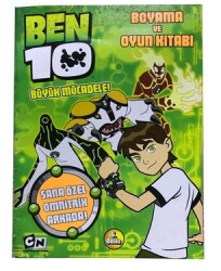 Ben10 Boyama ve Oyun Kitabı - Büyük Mücadele - 1