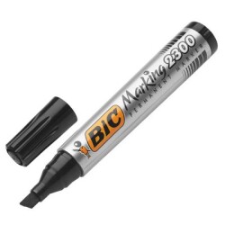 Bic 2300 Permanenet Markör Kesik Uç Siyah - BIC