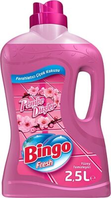 Bingo Fresh Yüzey Temizleyici, Pembe Düşler 2,5 lt - 1