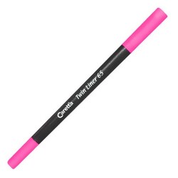 Caretta 65-09 Twin Liner , Çift Uçlu Keçeli Kalem Pembe - CARETTA