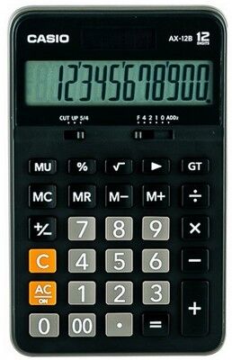 Casio Hesap Makinesi Masaüstü AX-12B 12 Hane - 1