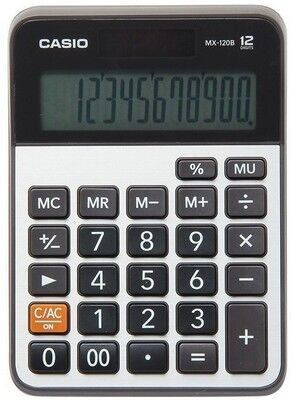 Casio Hesap Makinesi Masaüstü MX-120B 12 Hane - 1