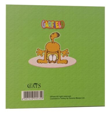 Cats Garfield Doğum Günü Kartı 8x8 cm M:2 - 2