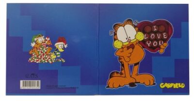 Cats Garfield Doğum Günü Kartı 8x8 cm M:3 - 2