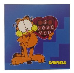 Cats Garfield Doğum Günü Kartı 8x8 cm M:3 - OFİSKUTUM