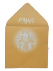 Cats Garfield Zarf 8,5x 8,5 cm Turuncu - 2