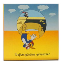 Cats Woody Woodpecker Doğum Günü Kartı 8x8 cm M:2 - OFİSKUTUM