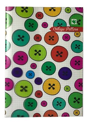 Çınar College Pattern A4 PP Kapak Defter Kareli 100 yp - 1