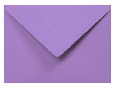 Davetiye Kart Zarfı 110 gr 13X18 cm , Eskitme Lila - 1