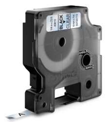 Dymo D1 Yedek Şerit, 6 mm x 7 mt, Şeffaf/ Siyah (43610) - DYMO