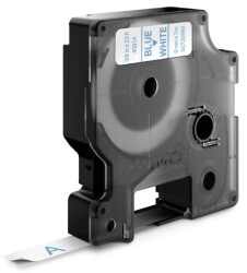 Dymo D1 Yedek Şerit, 9 mm x 7 mt, Beyaz/ Mavi (40914) - DYMO