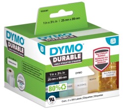Dymo Kalıcı LW Etiket 25mm x 89 mm, 700 Etiket - DYMO