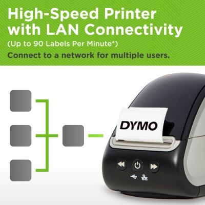 Dymo LabelWriter 550 Turbo PC Bağlantılı Etiket Yazıcı - 3