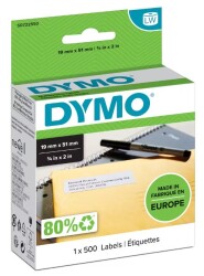 Dymo LW Çok Amaçlı Etiket, 500 Etiket 19 x 51 mm (11355 ) - DYMO