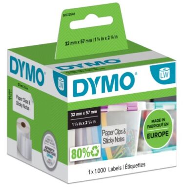 Dymo LW Çok Amaçlı Etiket,1000 Etiket 57X32mm (11354) - 1