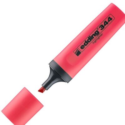 Edding E-344 Fosforlu Kalem 2,0-5,0 mm Nar Çiçeği - 1