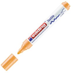 Edding E-4500 Tekstil Markör 2,0-3,0 mm Açık Turuncu - EDDING