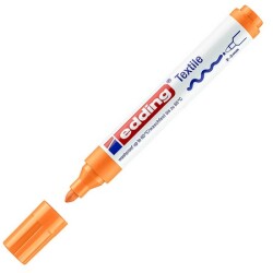 Edding E-4500 Tekstil Markör 2,0-3,0 mm Fosforlu Turuncu - EDDING