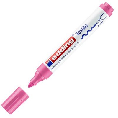 Edding E-4500 Tekstil Markör 2,0-3,0 mm Pembe - 1