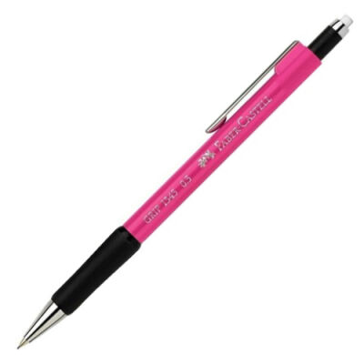 Faber-Castell 1347 Grip Mekanik Kurşun Kalem, Pembe 0,7 mm - 1