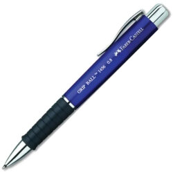 Faber-Castell 1456 Grip Ball Tükenmez Kalem 0,8 mm, Mavi - FABER-CASTELL