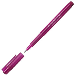 Faber-Castell 1554 Broadpen Keçe Uç Kalem, Fuşya 0,8 mm - 3