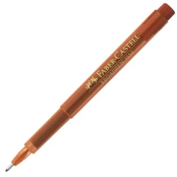 Faber-Castell 1554 Broadpen Keçe Uç Kalem, Kahverengi 0,8 mm - 1