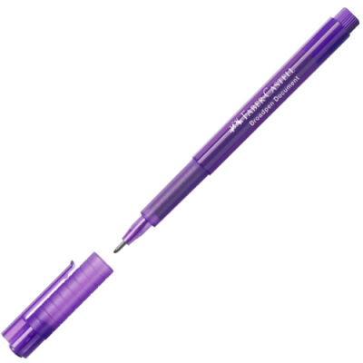 Faber-Castell 1554 Broadpen Keçe Uç Kalem, Mor 0,8 mm - 3