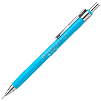 Faber-Castell 2317 Fine Mekanik Kurşun Kalem, Açık Mavi 0,7 mm - 1