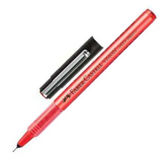 Faber-Castell 5415 Vision İğne Uç Roller Kalem, Kırmızı - 1