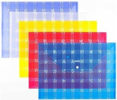 Faber-Castell Çıtçıtlı Dosya Düz, Şeffaf - 1