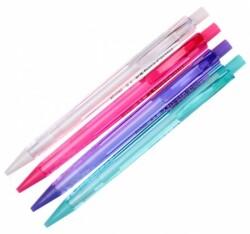 Faber-Castell Econ Mekanik Kurşun Kalem, Şeffaf Lila 0,7 mm - FABER-CASTELL