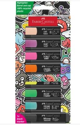 Faber-Castell Fosforlu Kalem Graffiti 8 Renk - 1