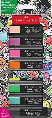 Faber-Castell Fosforlu Kalem, Graffiti 8 Renk - 1