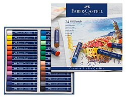 Faber-Castell Goldfaber Yağlı Pastel Seti, 24 Renk