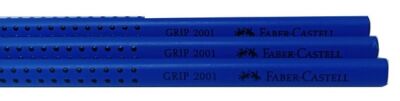 Faber-Castell Grip 2001 Kurşun Kalem Üçgen, Mavi - 4