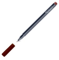 Faber-Castell Grip Finepen Keçe Uç Kalem, Kahverengi 0,4 mm - FABER-CASTELL