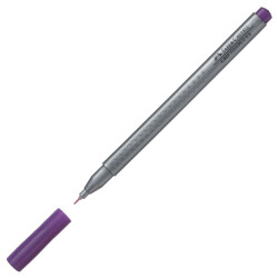 Faber-Castell Grip Finepen Keçe Uç Kalem, Mor 0,4 mm - FABER-CASTELL