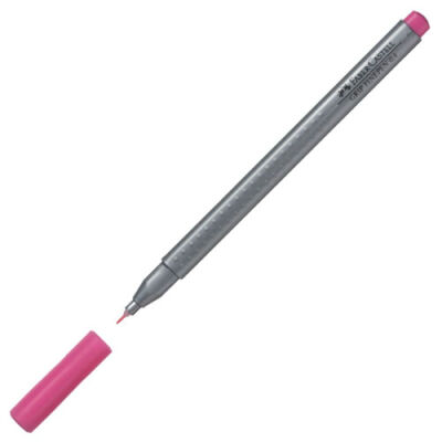 Faber-Castell Grip Finepen Keçe Uç Kalem, Pembe 0,4 mm - 1