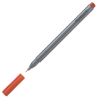Faber-Castell Grip Finepen Keçe Uç Kalem, Turuncu 0,4 mm - 1