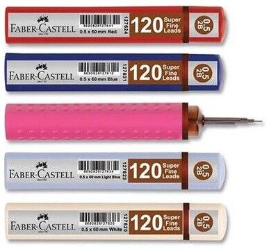 Faber-Castell Grip Min 0,5 mm 2B 60 mm, Mavi 120 li - 1