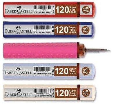 Faber-Castell Grip Min 0,5 mm 2B 60 mm, Pembe 120 li - 1