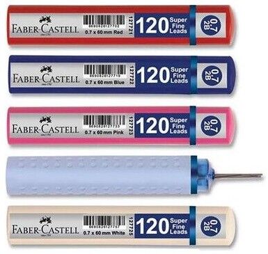 Faber-Castell Grip Min 0,7 mm 2B 60 mm, Açık Mavi 120 li - 1