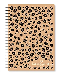 Faber-Castell Leo  Sert Kapak Spiralli Defter 17 x 24 cm Çizgili M:1, 100 Yaprak