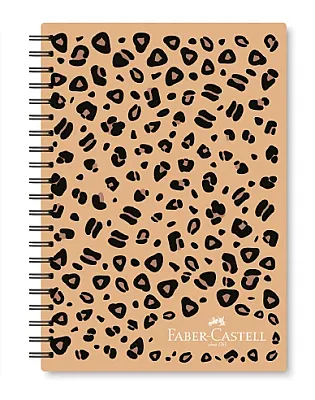 Faber-Castell Leo Sert Kapak Spiralli Defter 17 x 24 cm Çizgili M:1, 100 Yaprak - 1