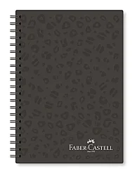 Faber-Castell Leo  Sert Kapak Spiralli Defter 17 x 24 cm Çizgili M:4, 100 Yaprak