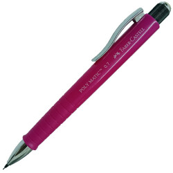 Faber-Castell Metalik Poly Matic Mekanik Kurşun Kalem, Pembe 0,7 mm - FABER-CASTELL